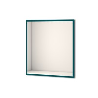 Зеркало со встроенной LED подсветкой, системой Антизапотевания, реверсивное 98x90 CEZARES Blu Petrolio 45048