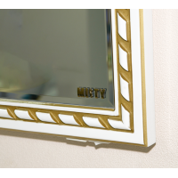 Элис - 80 Зеркало белая.патина/стекло