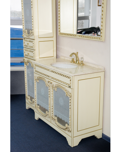 Элис - 90 Зеркало беж.патина/стекло