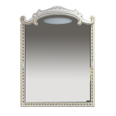 Элис - 90 Зеркало белое патина/стекло