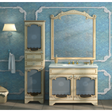 Элис -100 Зеркало беж.патина/стекло