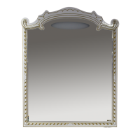 Элис -100 Зеркало белая патина/стекло