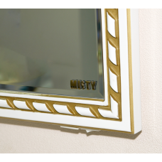 Элис -100 Зеркало белая патина/стекло