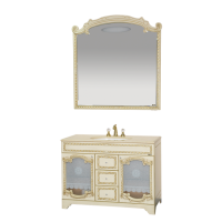 Элис -120 Зеркало беж.патина/стекло