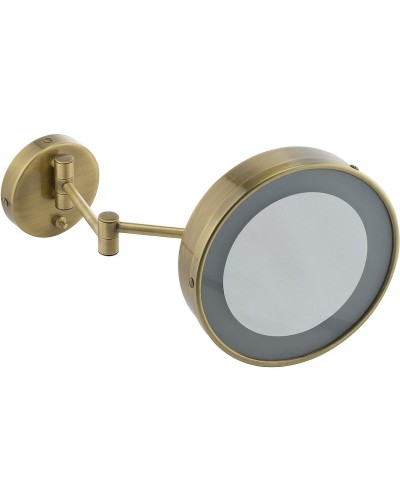 Косметическое зеркало Migliore Complementi 21977 с подсветкой с увеличением Бронза