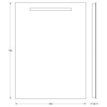 Зеркало 55х75 см Evoform Ledline BY 2102