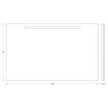 Зеркало 120х75 см Evoform Ledline BY 2108