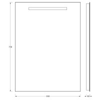 Зеркало 55х75 см Evoform Lumline BY 2002