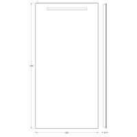 Зеркало 60х120 см Evoform Lumline BY 2012