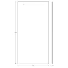 Зеркало 60х120 см Evoform Lumline BY 2012