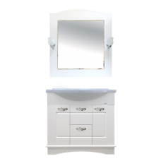 Эльбрус - 80 Зеркало белая эмаль