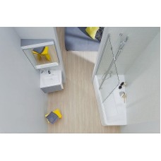 Зеркало Ravak 10° 55 L X000001072 угловое Темный орех