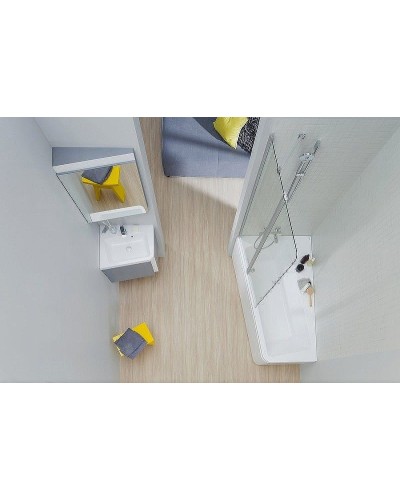 Зеркало Ravak 10° 55 L X000001072 угловое Темный орех