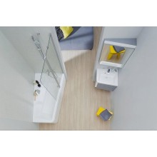 Зеркало Ravak 10° 65 R X000001081 угловое Темный орех