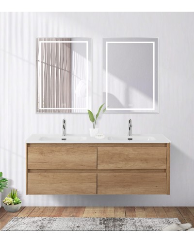 Зеркало в раме с подсветкой сенсорным выкл. и подогревом BelBagno SPC-KRAFT-600-800-LED-TCH-WARM