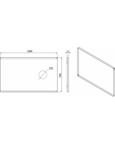 Зеркало Boheme Armadi Art Vallessi 100 541/2 с подсветкой с сенсорным выключателем