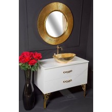 Зеркало Boheme NeoArt Shine 82 528-G light с подсветкой Золото глянец