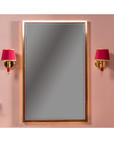 Зеркало Boheme Armadi Art Monaco 70 566-RG с подсветкой Бордо Золото