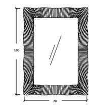 Зеркало Boheme Armadi Art Soho 70 561 light с подсветкой с пультом управления