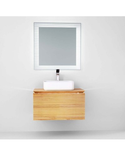 Зеркало Jorno Karat 80 Kar.02.80/P/W с подсветкой с бесконтактным выключателем