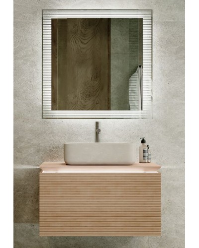 Зеркало Jorno Karat 80 Kar.02.80/P/W с подсветкой с бесконтактным выключателем