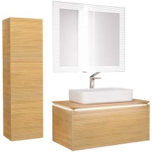 Зеркало Jorno Karat 100 Kar.02.100/P/W с подсветкой с бесконтактным выключателем