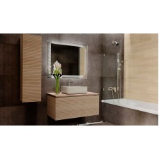 Зеркало Jorno Karat 100 Kar.02.100/P/W с подсветкой с бесконтактным выключателем