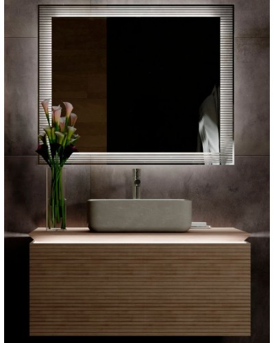 Зеркало Jorno Karat 100 Kar.02.100/P/W с подсветкой с бесконтактным выключателем