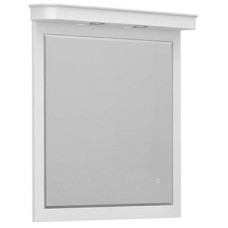 Зеркало 100х91,5 см белый глянец Belux Толедо В 100