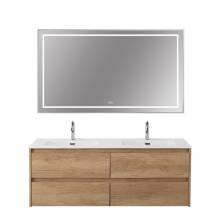 Зеркало в раме с подсветкой сенсорным выкл. и подогревом BelBagno SPC-KRAFT-1400-800-LED-TCH-WARM