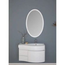 Зеркало 70х110 см белый глянец Aquanet Опера 00169607