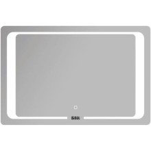 Зеркало Haiba 70 HB664 с подсветкой с сенсорным выключателем и часами