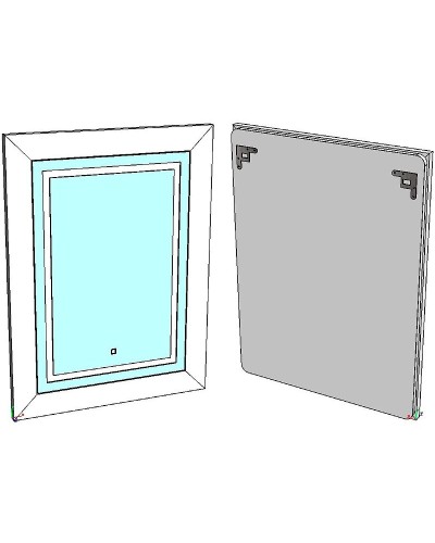 Зеркало Corozo Классика 60 SD-00000967 с подсветкой с сенсорным выключателем