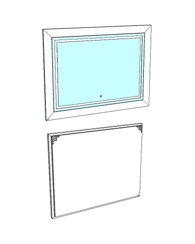 Зеркало Corozo Классика 120 SD-00000815 с подсветкой с сенсорным выключателем