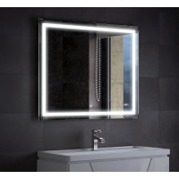 Зеркало Corozo Барго 100 SD-00001187 с подсветкой с сенсорным выключателем и часами