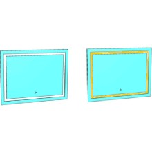 Зеркало Corozo Барго 80 SD-00001117 с подсветкой с сенсорным выключателем