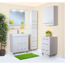 Зеркало Бриклаер Чили 80 4627125414954 с подсветкой Светлая лиственница