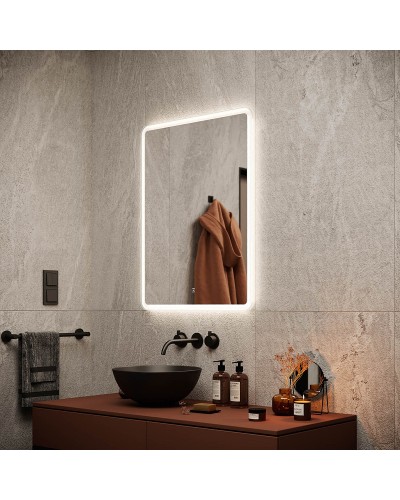 Зеркало Sancos Arcadia 60 AR600 с подсветкой с сенсорным выключателем