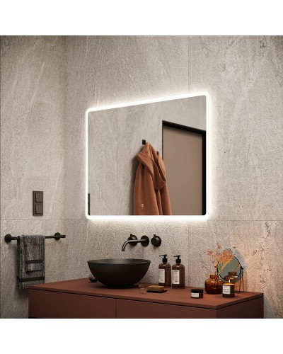 Зеркало Sancos Arcadia 90 AR900 с подсветкой с сенсорным выключателем