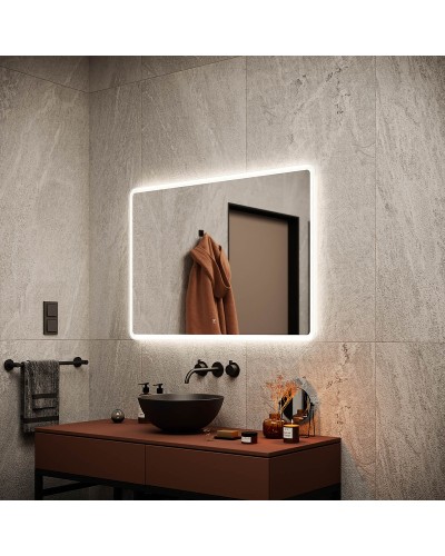 Зеркало Sancos Arcadia 100 AR1000 с подсветкой с сенсорным выключателем