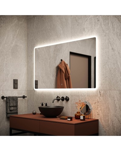 Зеркало Sancos Arcadia 120 AR1200 с подсветкой с сенсорным выключателем