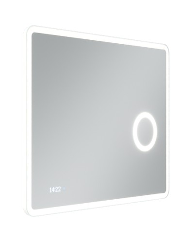 Зеркало Sancos Arcadia 1.0 90 AR1.900 с подсветкой с сенсорным выключателем и часами