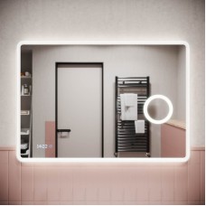 Зеркало Sancos Arcadia 1.0 100 AR1.1000 с подсветкой с сенсорным выключателем и часами