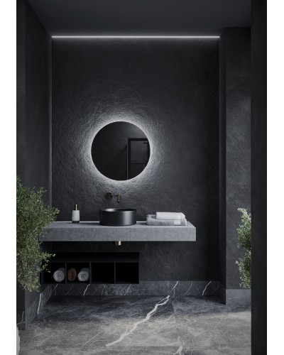 Зеркало Sancos Sfera 80 SF800 с подсветкой с сенсорным выключателем