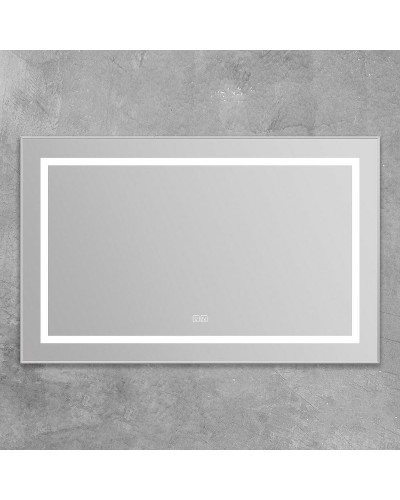 Зеркало BelBagno Kraft 108.5 SPC-KRAFT-1085-685-TCH-WARM с подсветкой с подогревом Сатин с сенсорным выключателем