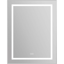 Зеркало BelBagno Kraft 68.5 SPC-KRAFT-685-885-TCH-WARM с подсветкой с подогревом Сатин с сенсорным выключателем