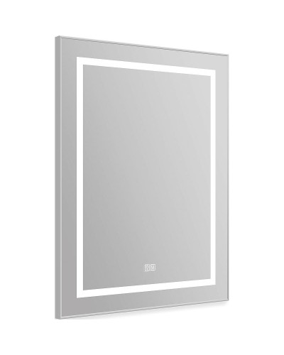 Зеркало BelBagno Kraft 68.5 SPC-KRAFT-685-885-TCH-WARM с подсветкой с подогревом Сатин с сенсорным выключателем