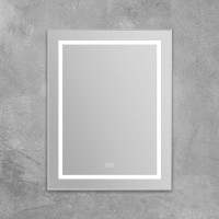 Зеркало BelBagno Kraft 68.5 SPC-KRAFT-685-885-TCH-WARM с подсветкой с подогревом Сатин с сенсорным выключателем