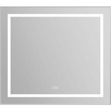 Зеркало BelBagno Kraft 88.5 SPC-KRAFT-885-785-TCH-WARM с подсветкой с подогревом Сатин с сенсорным выключателем