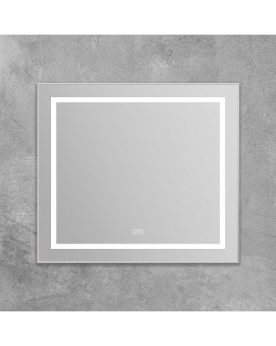 Зеркало BelBagno Kraft 88.5 SPC-KRAFT-885-785-TCH-WARM с подсветкой с подогревом Сатин с сенсорным выключателем